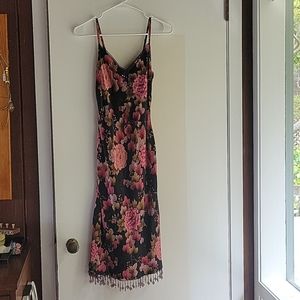 Betsey Johnson Vintage Autumn silk Dress